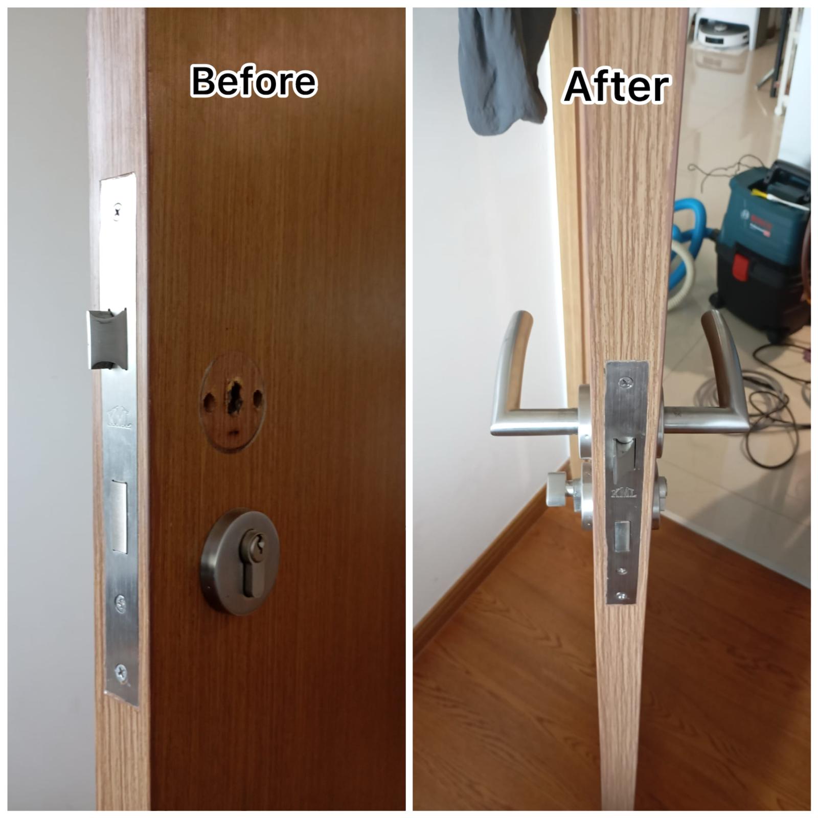 Door Lock Replacement & Lever Handle Installation Service in Singapore